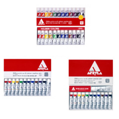 ホルベイン　アクリル樹脂絵具　アクリラ　フレッシュセット　12色　11ml