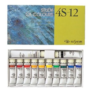 クサカベ　油絵の具セット　4S-12色セット