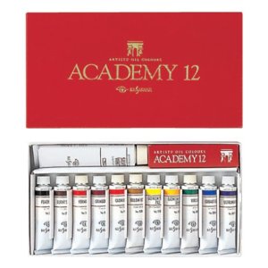 クサカベ　油絵の具セット　アカデミー12色セット