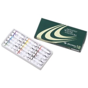クサカベ　専門家用透明水彩絵具　18色セット　5ml