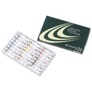 クサカベ　専門家用透明水彩絵具　24色セット　5ml