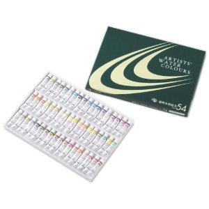 クサカベ　専門家用透明水彩絵具　54色セット　5ml