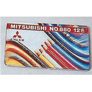 三菱　色鉛筆　ワイド　No.880　12色セット