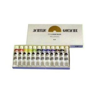 ニッカー　アクリックガッシュ　12色セット　11ml