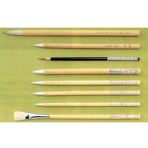 日本画筆　上製　8本セット