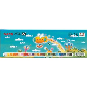 ぺんてる　パスN　オイルパステル　25色セット