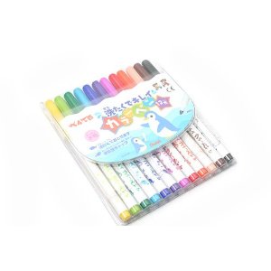 ぺんてる　洗たくでキレイ　カラーペン　12色セット