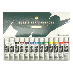 ターナー　アクリルガッシュ　13色セット　11ml