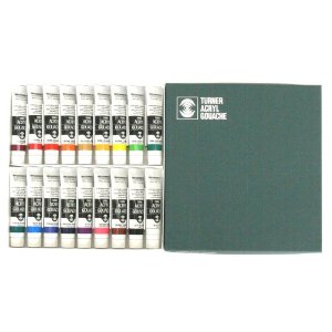 ターナー　アクリルガッシュ　18色セット　20ml