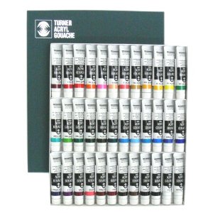 ターナー　アクリルガッシュ　36色セット　20ml