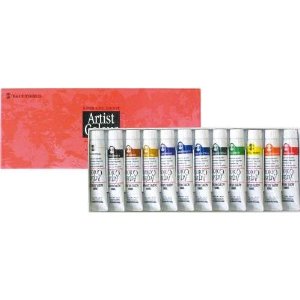 ターナー　アクリルガッシュ　アーティストカラー　12色セット　20ml