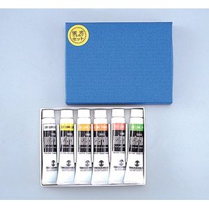 ターナー　ポスターカラー　蛍光6色セット　11ml