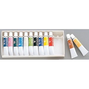陶芸下絵の具　12色セット　17gチューブ入り