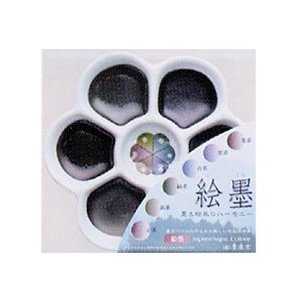 梅皿絵墨　6色セット